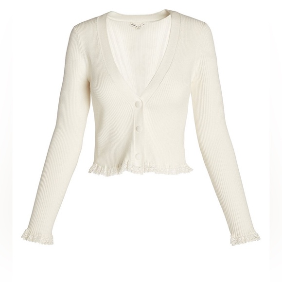 For Love And Lemons Tops - NWT For Love & Lemons Nina Button Cardigan in L